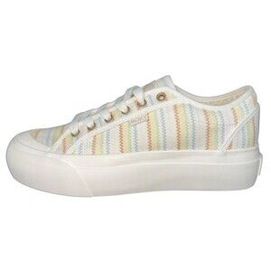 Roxy Cruizer Shoe Womens Size 7.5 Oxford Platform Sneakers Multi Color New